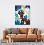 06-26 (90x120cm) - Danish Gallery - Moderne, abstrakte malerier. Online galleri med original, unik kunst til din bolig. 