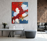 08-26 (90x120cm) - Danish Gallery - Moderne, abstrakte malerier. Online galleri med original, unik kunst til din bolig. 
