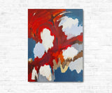 08-26 (90x120cm) - Danish Gallery - Moderne, abstrakte malerier. Online galleri med original, unik kunst til din bolig. 