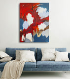 08-26 (90x120cm) - Danish Gallery - Moderne, abstrakte malerier. Online galleri med original, unik kunst til din bolig. 