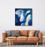 10-26 (100x100cm) - Danish Gallery - Moderne, abstrakte malerier. Online galleri med original, unik kunst til din bolig. 