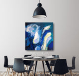 10-26 (100x100cm) - Danish Gallery - Moderne, abstrakte malerier. Online galleri med original, unik kunst til din bolig. 