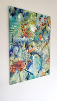 Birds on a twig (50x70cm)