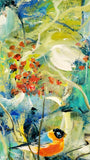 Birds on a twig (50x70cm)
