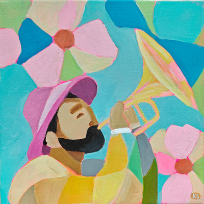 In Full Swing (20x20cm)