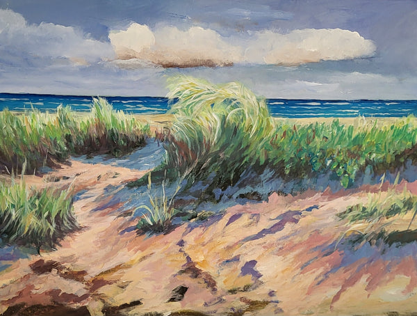 The wind is playing (80x60cm)