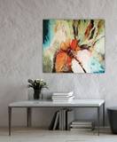 Pottery (70x60cm) - Danish Gallery - Moderne, abstrakte malerier. Online galleri med original, unik kunst til din bolig. 
