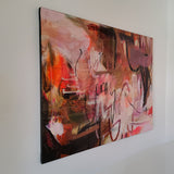 Hindbærsofticen (100x80cm)