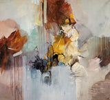 Unknown land (100x90cm) - Danish Gallery - Moderne, abstrakte malerier. Online galleri med original, unik kunst til din bolig. 