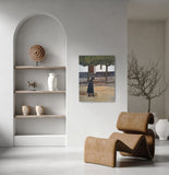 A square in Sevilla (70x90cm) - Danish Gallery - Moderne, abstrakte malerier. Online galleri med original, unik kunst til din bolig. 