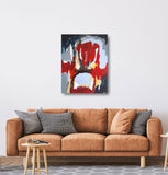 11-26 (70x90cm) - Danish Gallery - Moderne, abstrakte malerier. Online galleri med original, unik kunst til din bolig. 