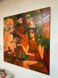 Incognito party (90x90cm)