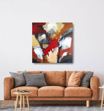 13-26 (100x100cm) - Danish Gallery - Moderne, abstrakte malerier. Online galleri med original, unik kunst til din bolig. 