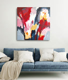 17-26 (100x100cm) - Danish Gallery - Moderne, abstrakte malerier. Online galleri med original, unik kunst til din bolig. 