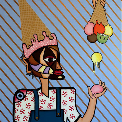Ice Ice Dropping (70x90cm)