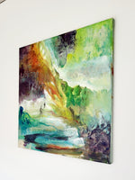 On a hike (50x50cm)