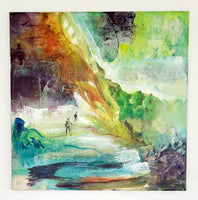 On a hike (50x50cm)