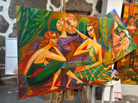 One passion for 3 (100x73cm)