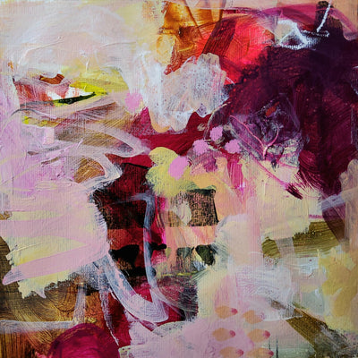 Hindbærsnitten I (25x25cm)