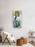 Evelina (50x100cm) - Danish Gallery - Moderne, abstrakte malerier. Online galleri med original, unik kunst til din bolig. 