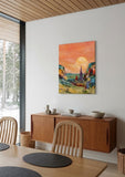 The journey of light (60x80cm) - Danish Gallery - Moderne, abstrakte malerier. Online galleri med original, unik kunst til din bolig. 