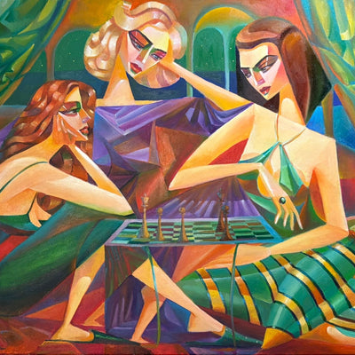 One passion for 3 (100x73cm)