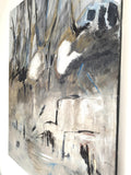A quarry (70x90cm) - Danish Gallery - Moderne, abstrakte malerier. Online galleri med original, unik kunst til din bolig. 