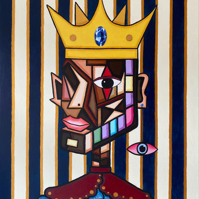 The Cubic King (70x90cm)