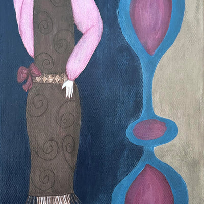 Arriving at the dance (20x40cm)