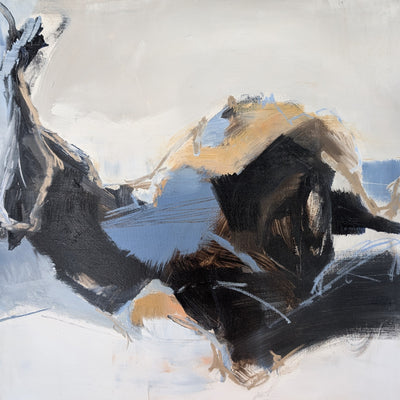Blue notes II (60x60cm)