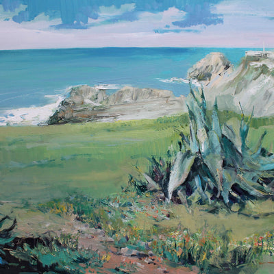 Breath of the Ocean. The Last Green Before the Ocean (70x50cm)