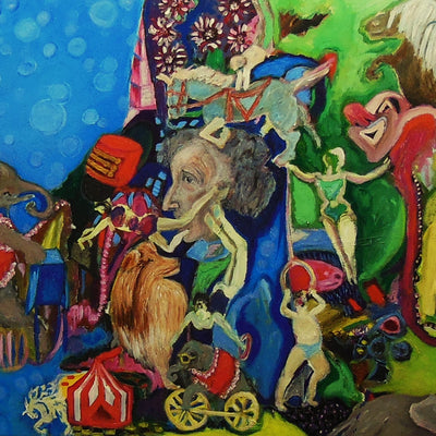 Chagall's unique world (100x80cm)