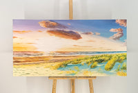 A colorful evening (120x60cm)