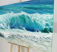 The beauty of the wave (120x80cm)