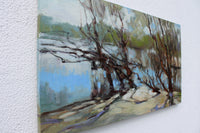 Flood on the river (70x40cm)