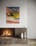 Mountains and the Ocean (60x80cm)