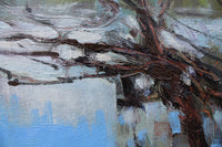 Flood on the river (70x40cm)