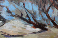 Flood on the river (70x40cm)