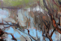 Flood on the river (70x40cm)