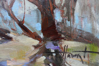 Flood on the river (70x40cm)