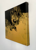 Turning darkness into gold (40x40cm)
