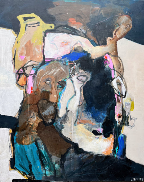 When silence speaks (80x100cm)