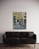 Light and atmosphere in the forest (60x80cm)