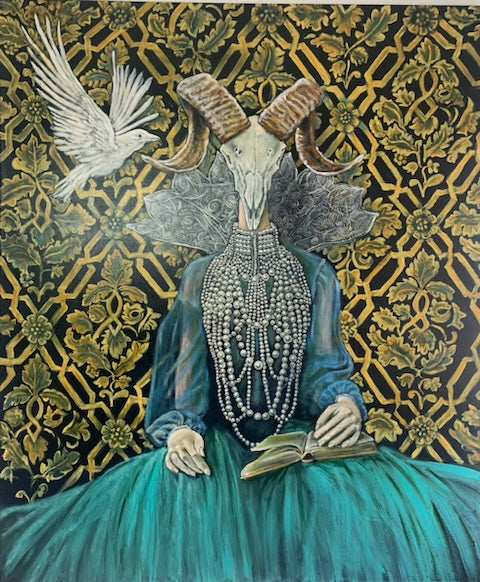 The White Raven (100x120cm)