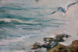 Breath of the Ocean. The Sound Beyond the Cliffs (100x70cm)