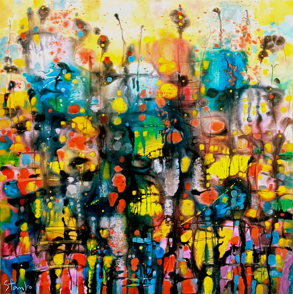 Just Rainy LXXXVI (120x120cm)