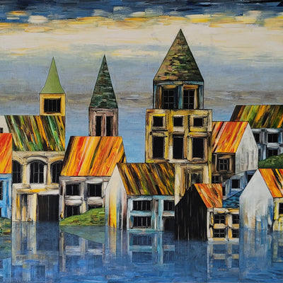 Light Towers (100x80cm)