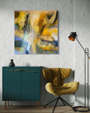 Lights will guide you home (100x100cm)