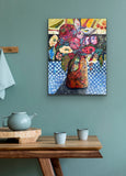 A vase of flowers (70x90cm)
