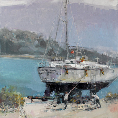 Marina in motion (40x50cm)
